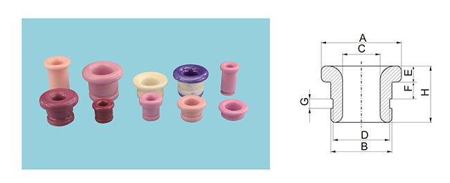 带槽瓷眼(Slot Eyelets)